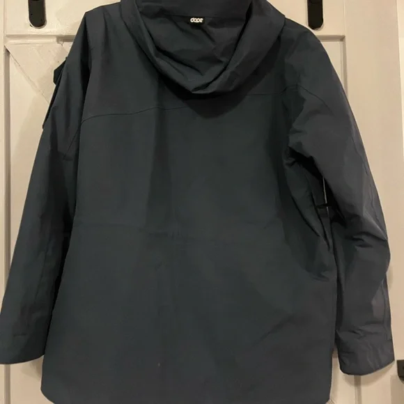 DOPE dusty blue Hooded Jacket - Picture 3 of 5